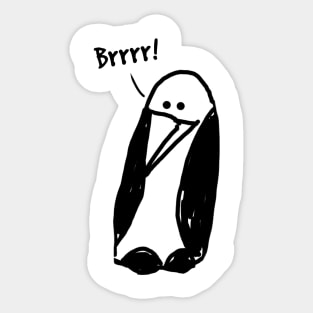 Brrrr! Sticker